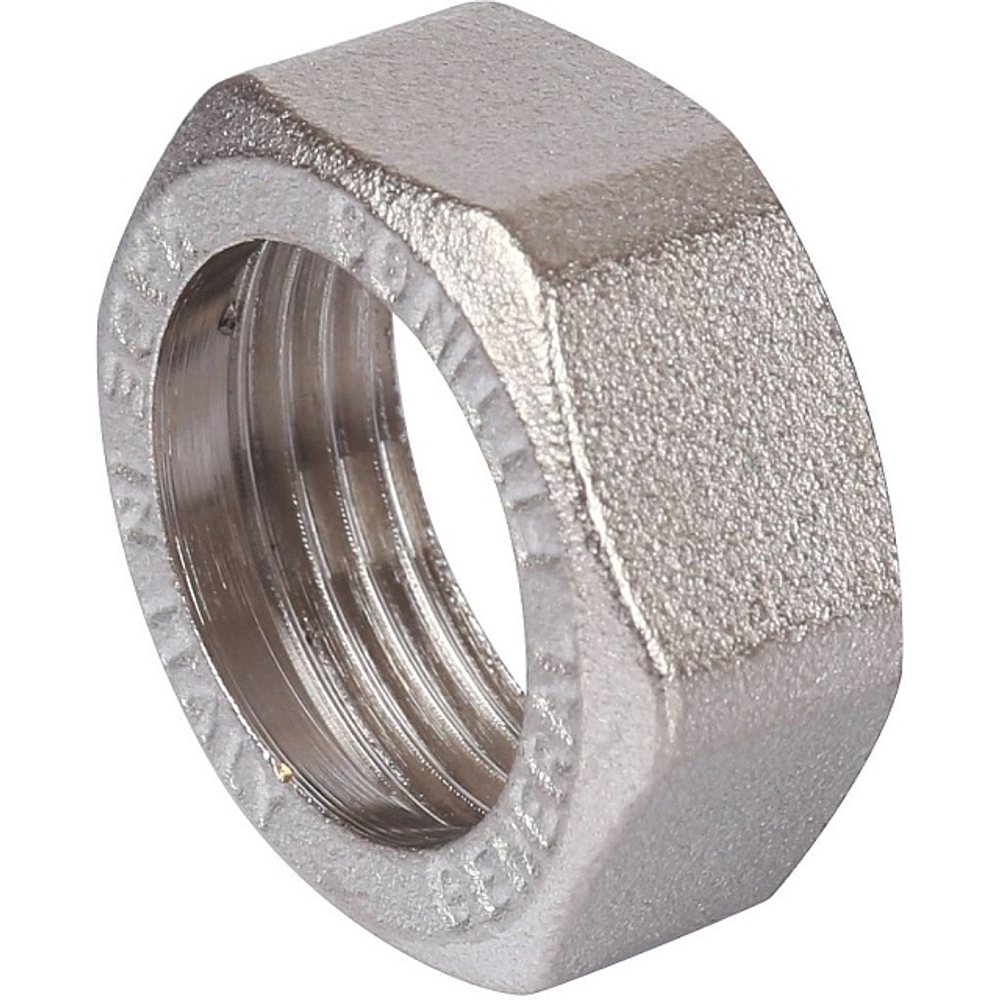 Соединение быстроразъемое (американка) STOUT - 1/2" (ВР/НР, латунь никелированая, плоск.уплотнение)