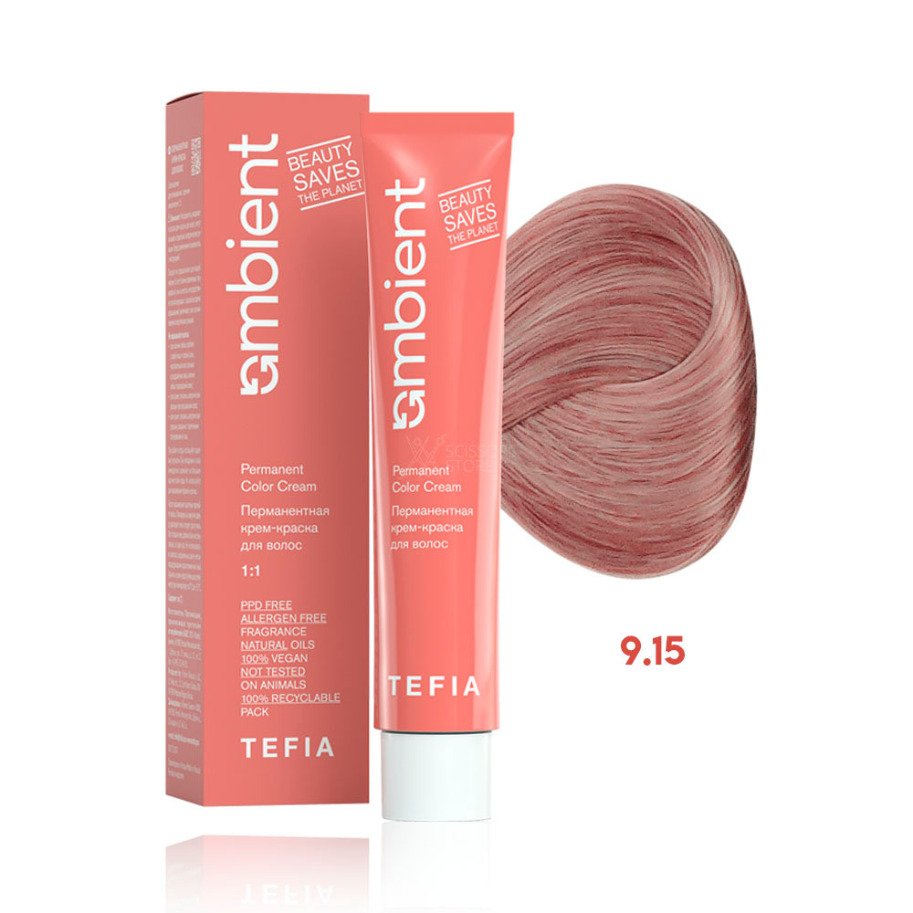Перманентная крем-краска для волос Ambient, 60 мл