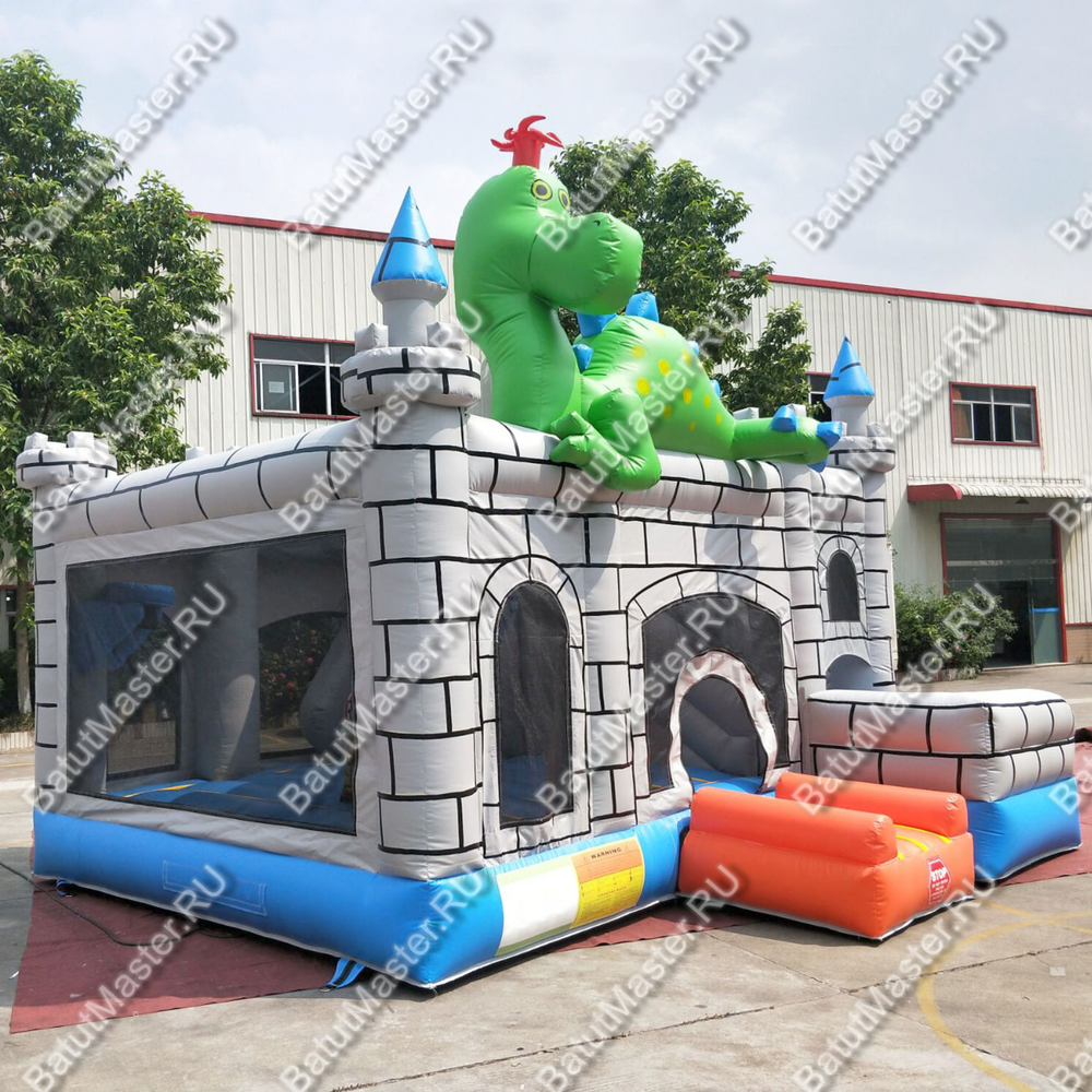 Коммерческий надувной батут "Крепость дракона"