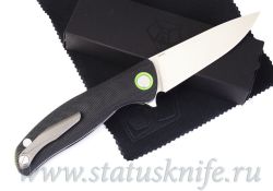 Нож Широгоров F3 Elmax Black Canvas Micarta Green SRBSфотография - 2