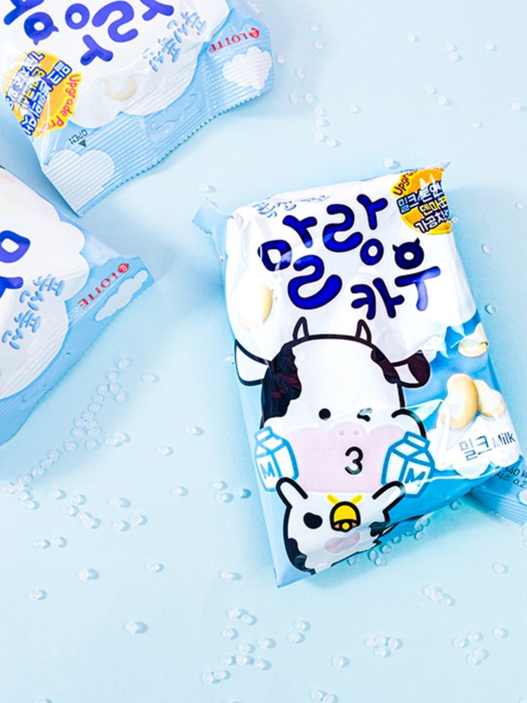 Жевательная конфета Lotte Malang Cow Milk 79 г 3 шт