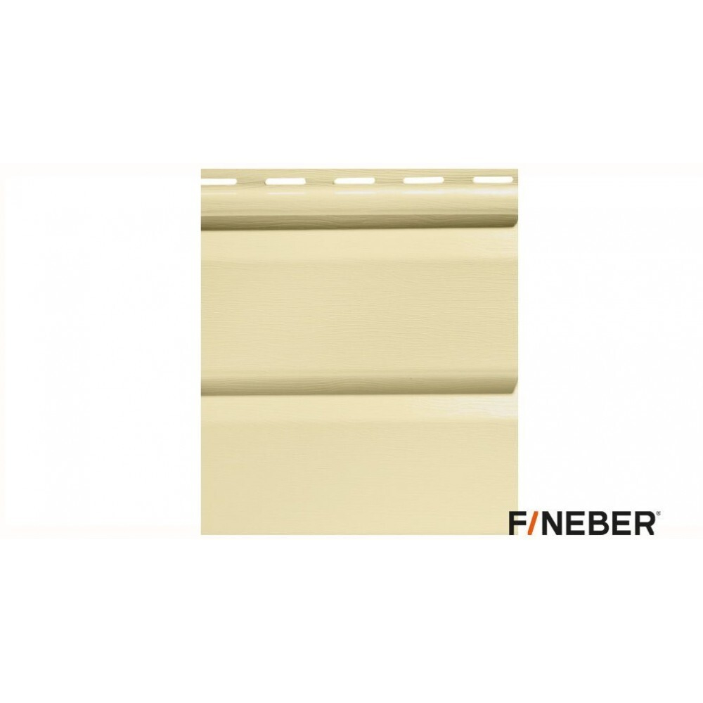 Сайдинг виниловый FineBer Дачный Корабельный брус Лимонник 3050х205мм