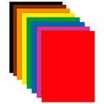 Цветная бумага А4 2-сторонняя газетная, 8 листов, 8 цветов, на скобе, ПИФАГОР, 200х283 мм, "Тигрёнок", 116623