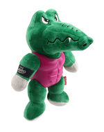 Игрушка GiGwi для собак Крокодил с пищалкой в резиновой защите 21 см (ГиГви)