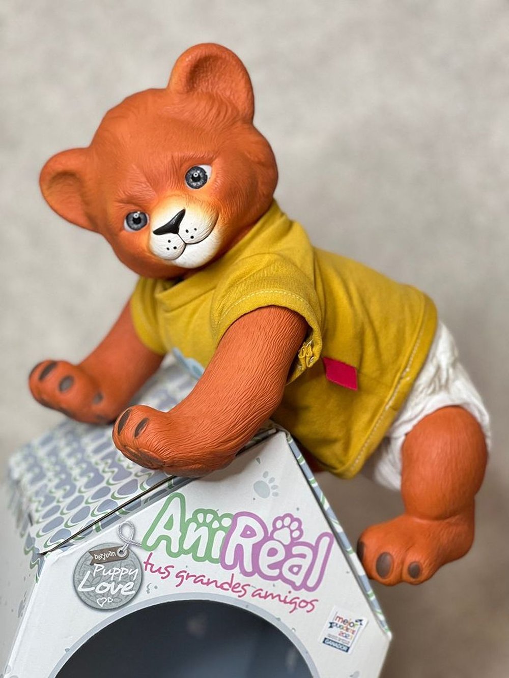 Игрушка мягконабивная 35см AniReal Львенок (60108)