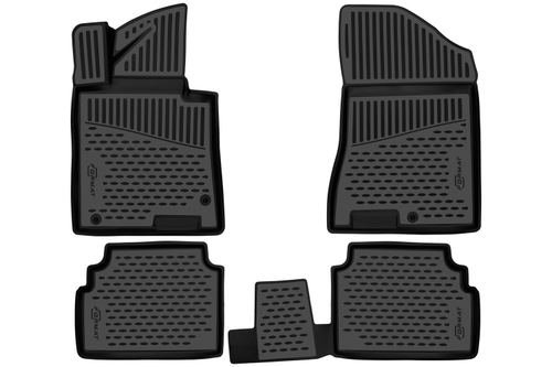 Коврики в салон для HYUNDAI Sonata, 2019- седан, 4шт. (Повышенная устойчивость, повышенная износостойкость) FORMAT.3D02372210