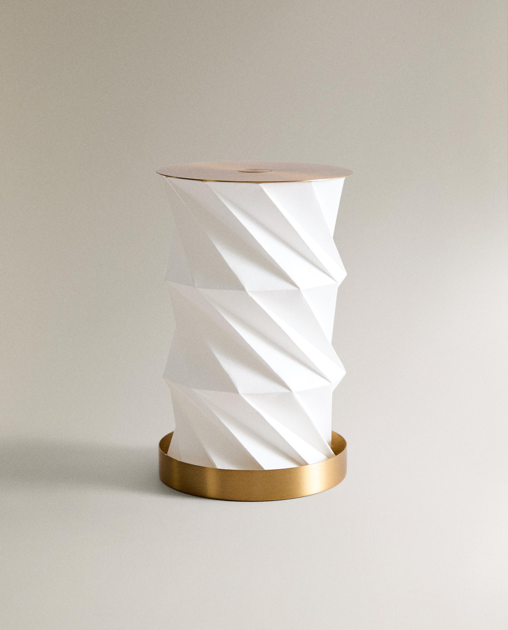 Zara Home Настольная лампа, цвет серебристый, 18.5 см
