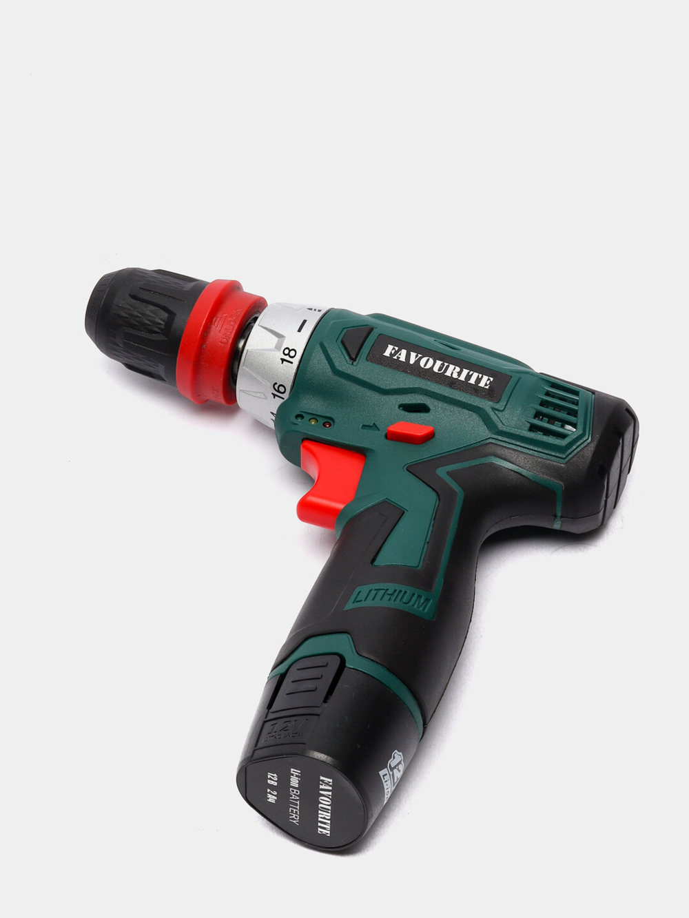 Акк. дрель-шуруповёрт FAVOURITE DC 12MF 12В, 2Ач, 22Нм Li-ion съём.патрон (101121312)