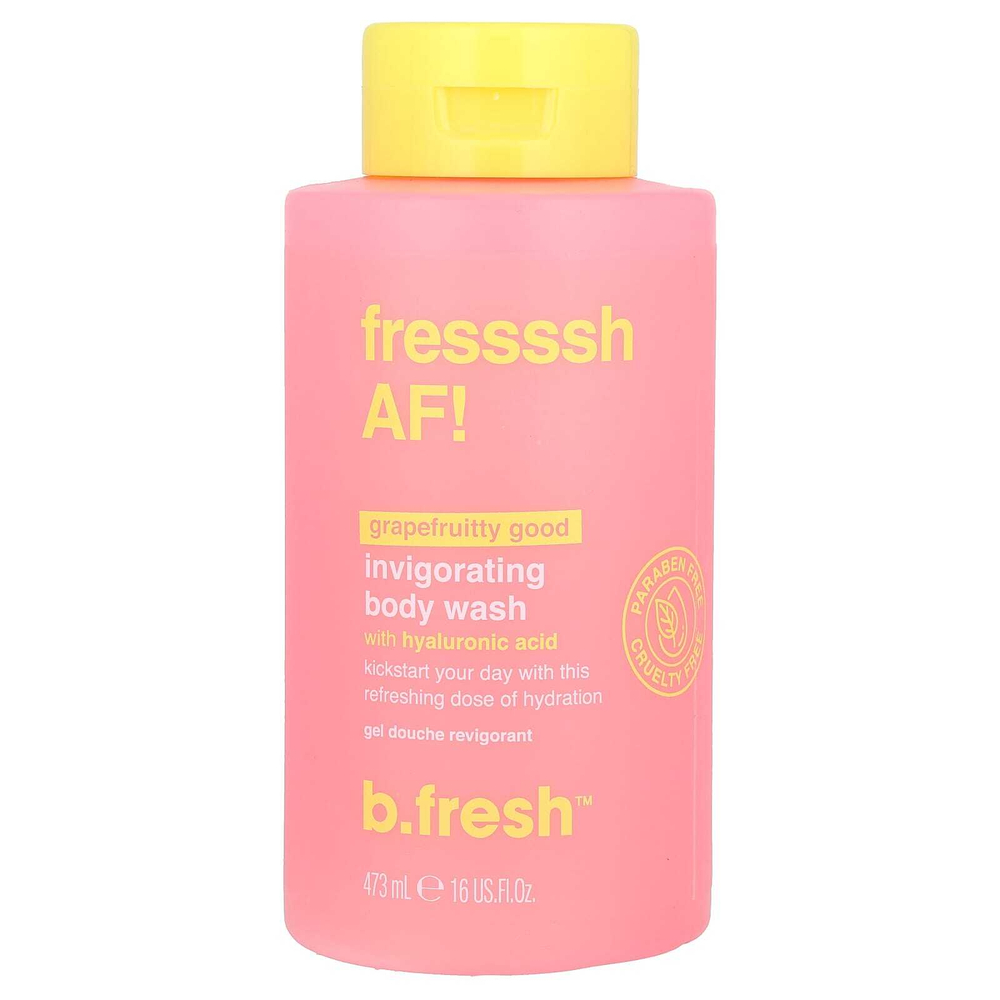 b.fresh, бодрящий гель для душа, с ароматом грейпфрута, 473 мл (16 жидк. унций)