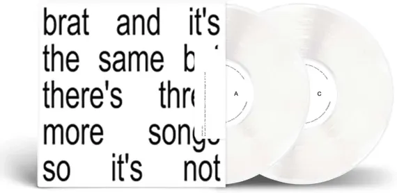 Charli XCX – Brat And It's The Same But There's Three More Songs So It's Not (Coloured White) 2LP