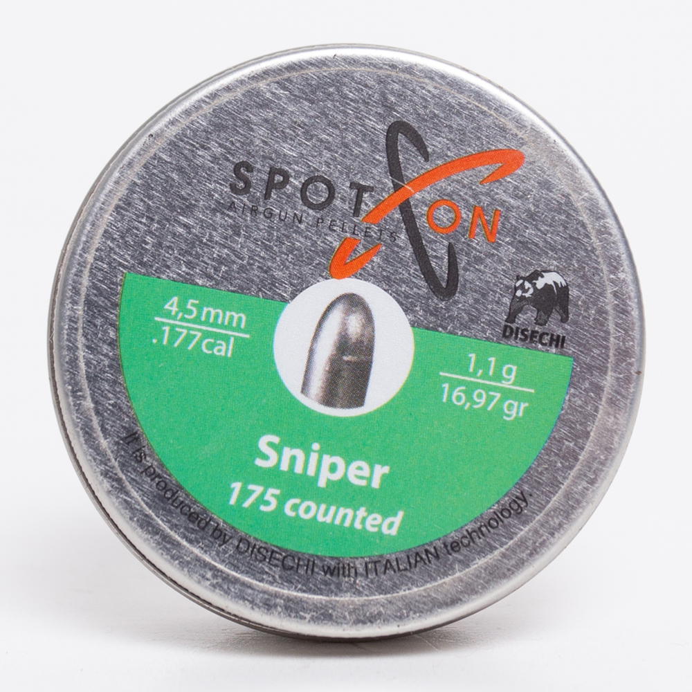 Пули Spoton Sniper 4,5 мм 1,10 гр. (175 шт)