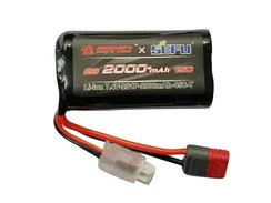 Аккумулятор Li-Po 2000mAh, 7,4V, 25C, T‐plug для автомоделей MJX 14301/14302/14303 MJX-B2S20