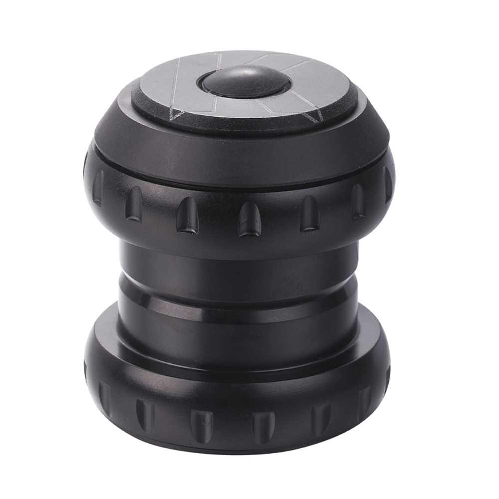 Рулевая колонка 1-1/8" A-Head, черная, алюм 6061, пром подш G-Cr15. Инд уп KL-B236 BK