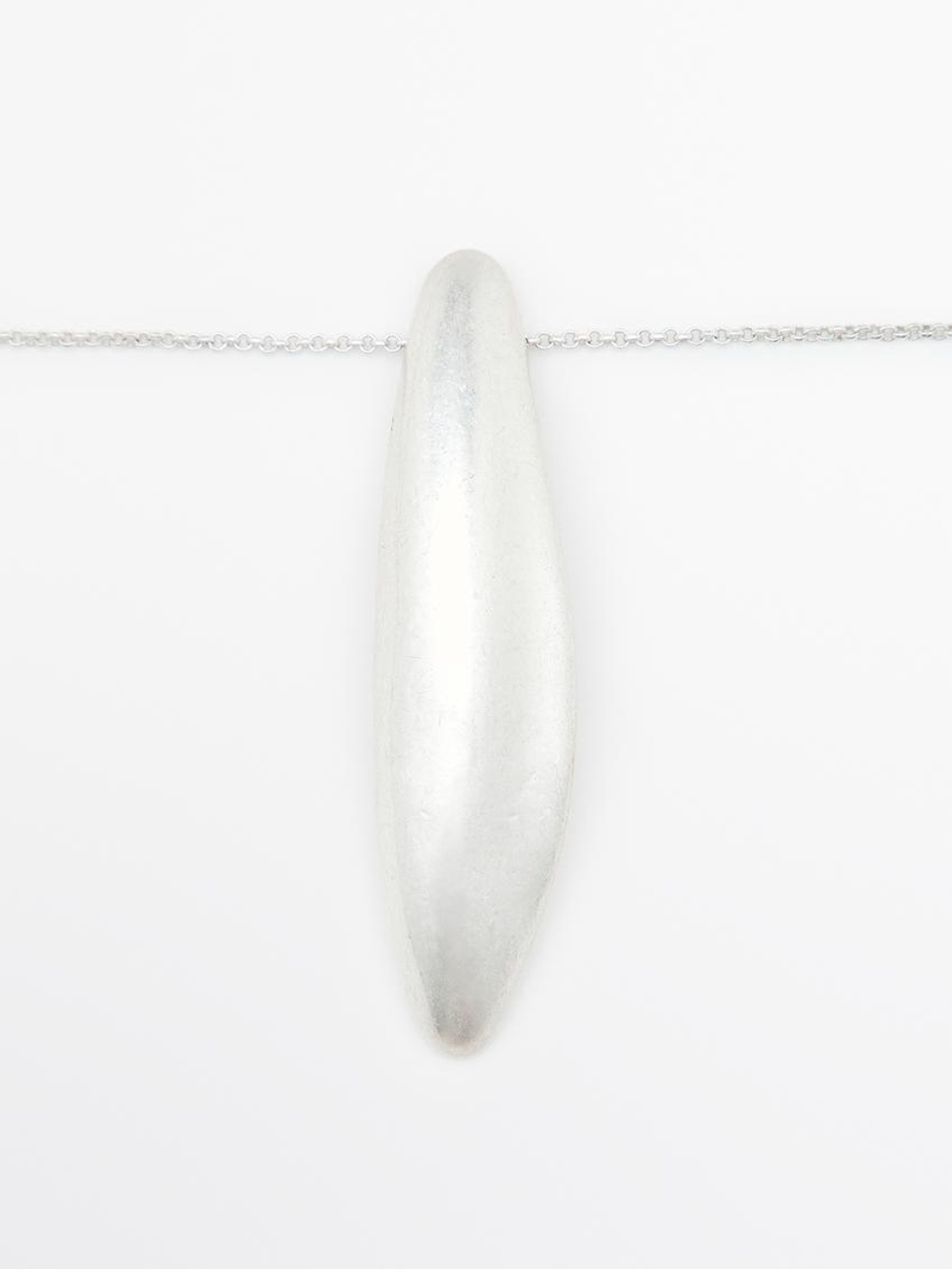 Massimo Dutti Цепочка с подвеской «Лесной орех», серебряный