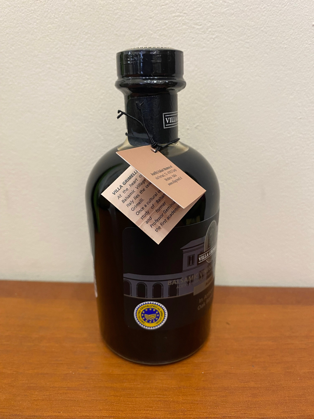 Бальзамический уксуc Villa Grimelli I.G.P. моденский, выдержанный более 3 лет, 250 мл, Италия