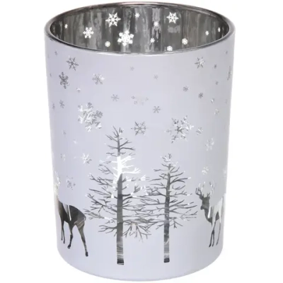 Подсвечник «Лесной олень» 10*12,5 см, Золото