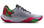 Under Armour Spawn 4 Printed low-cut actual combat basketball shoes men's gray