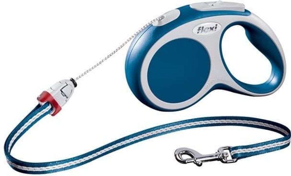 FLEXI рулетка Vario Basic S (до 12 кг) трос 5 м синяя