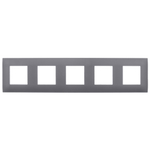 SKANDY Рамка 5-местная SK-F05G графит IEK