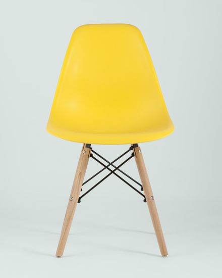 Стул Eames Style DSW желтый x4 (разборный каркас)
