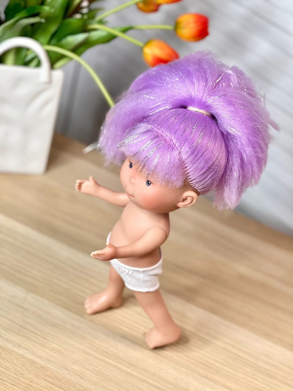 Кукла Nines виниловая 30см PIPPA без одежды (2899W8)