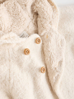 Кардиган с капюшоном для малышей Next K90-709, Кремовый