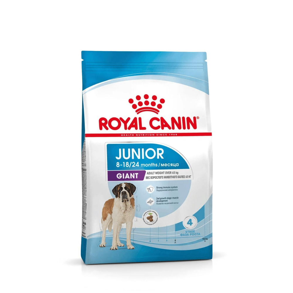 Royal Canin Giant Junior Корм сухой для щенков очень крупных пород возраст от 8 до 18/24 месяцев 15 кг