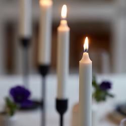 JUBLA — Свечи для канделябра неароматические, 19 см, 20 шт. в упаковке (601.919.16)