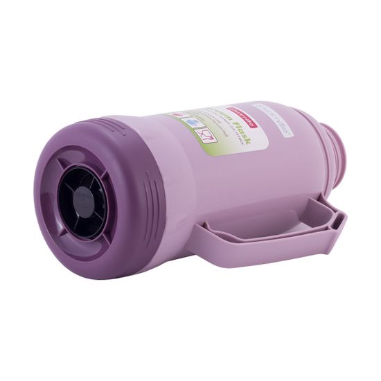 Термос 1000 мл. со стеклянной колбой Kamille KM-2023 пластиковый (2 чашки)