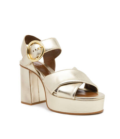 Босоножки на каблуке See By Chlo\u00e9 - золотой(SB36033A 17010)