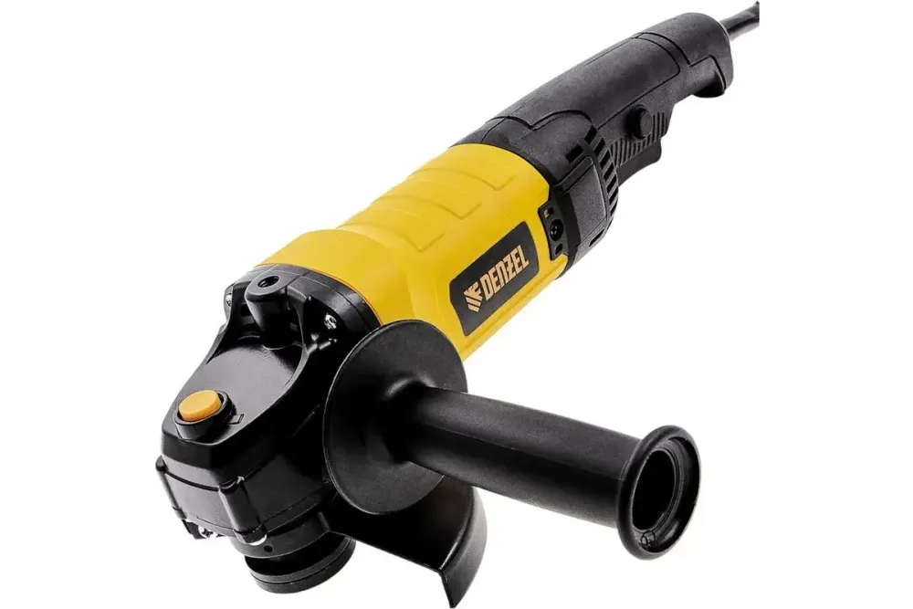 Машина шлифовальная угловая AGH125-1200A, 1200 Вт, 125 мм, 11000 об/мин Denzel 26909