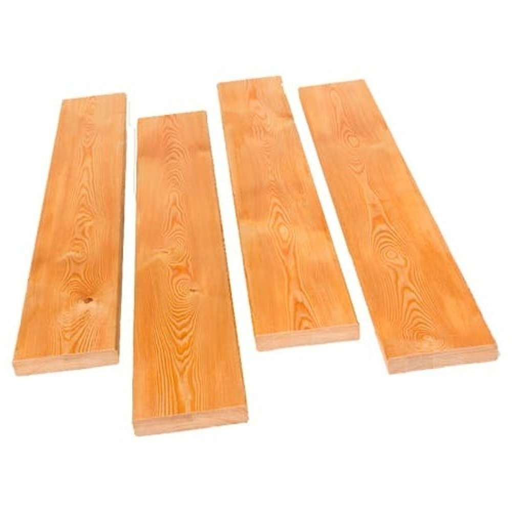 Планкен прямой из лиственницы 20x90x1500 мм 14 шт/упаковка сорт С