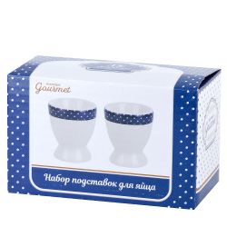 Подставка для яйца, набор 2пр. " " 5,5х5,5х6,5см (подарочная упаковка)