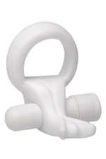 Белое виброкольцо Lily