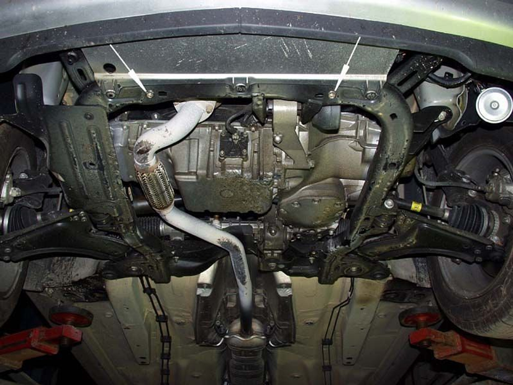 Защита картера и КПП Sheriff для Opel Meriva A 2003-2010 арт.16.0609