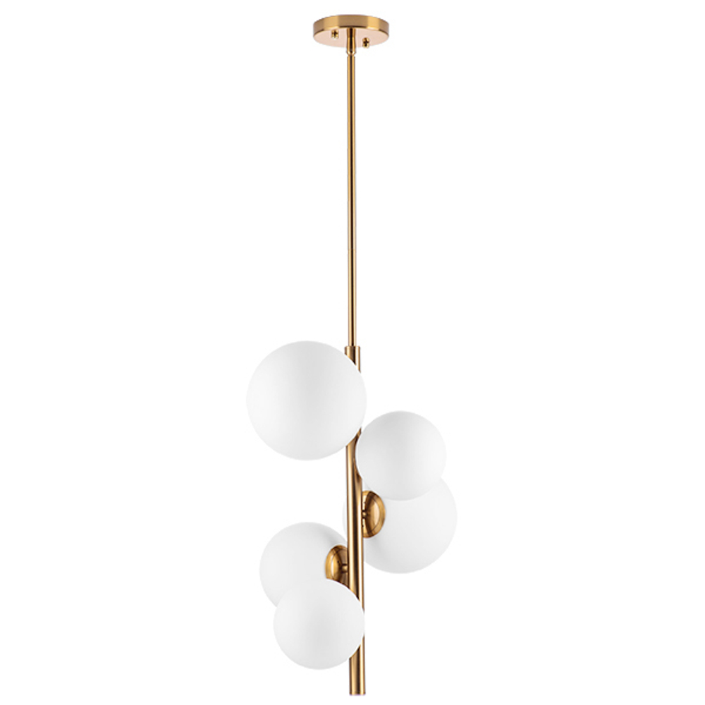 815053 Люстра CROCO 5х40W E14 ЛАТУНЬ