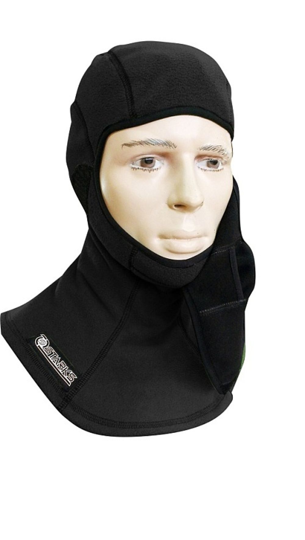 Подшлемник с защитой шеи Fleece Collar Open / Черный