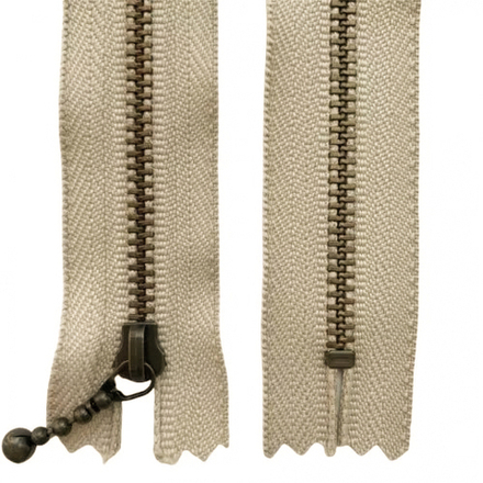 Молния металлическая, однозамковая неразъемная, т.л. Тип 3 30см,арт.572