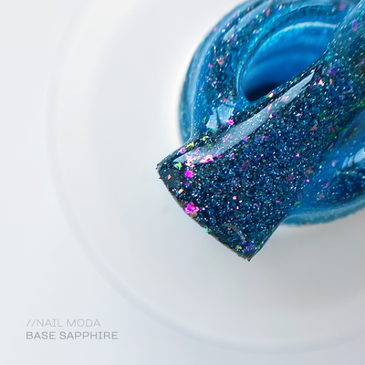 Nail Moda Base Sapphire - Светоотражающая база, 15мл