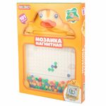 Мозаика магнитная развивающая для детей "Утенок", стилус, 101 магнит, 10 карточек, BAMBOX, 665888