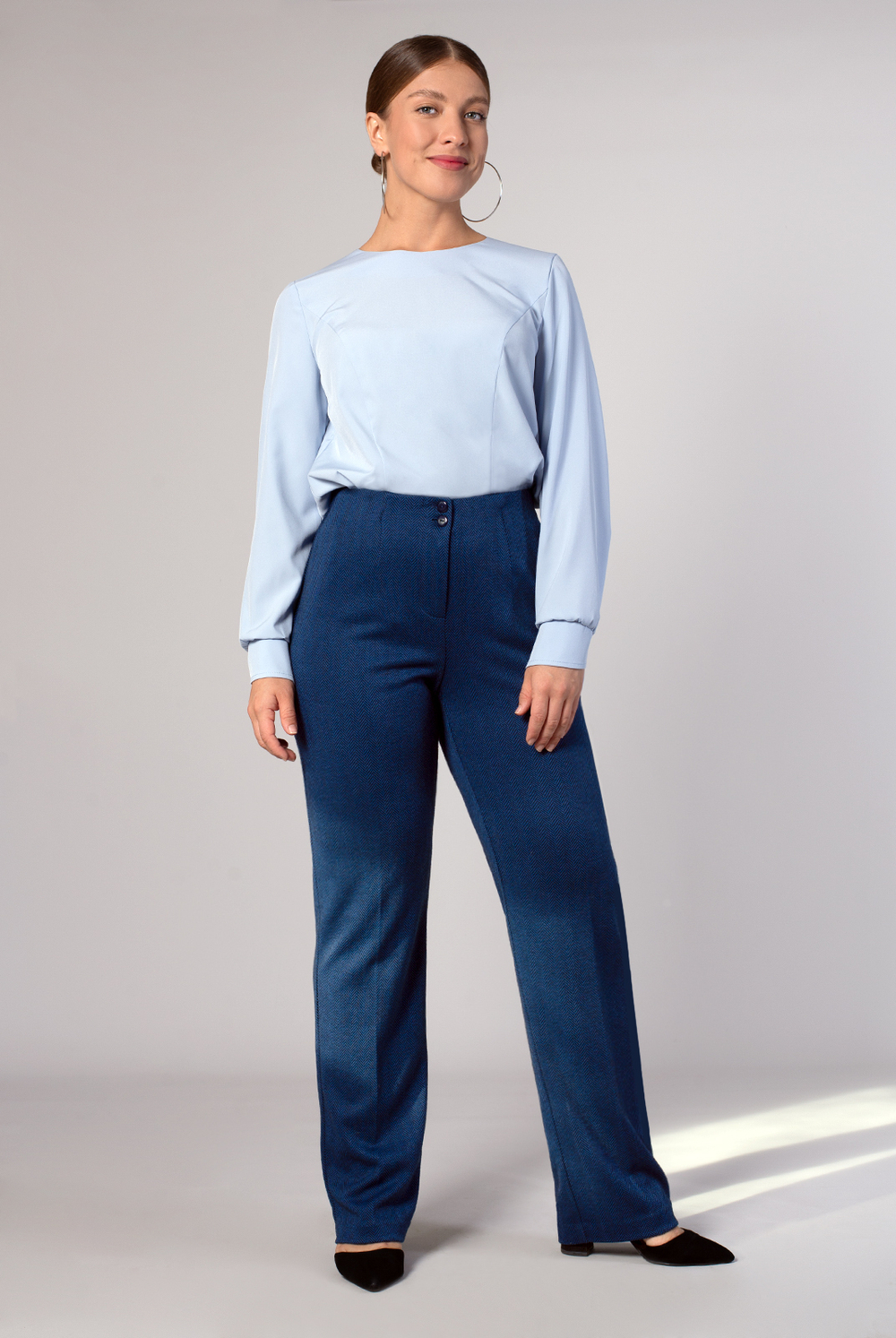 Брюки женские 04Л, ель #225Ель0204Л