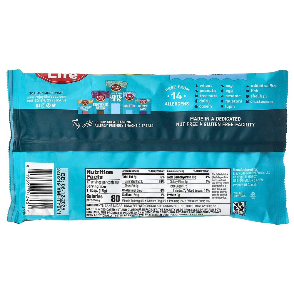 Enjoy Life Foods, Baking Morsels, рисовое молоко, 255 г (9 унций)