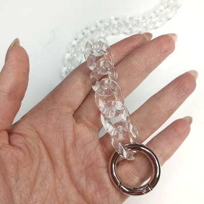 Ручка цепь пластиковая Прозрачный