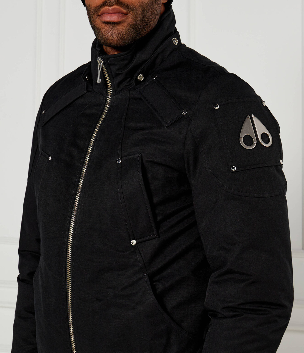 Пуховая куртка бомбер Moose Knuckles - черный(M32MB000SX)