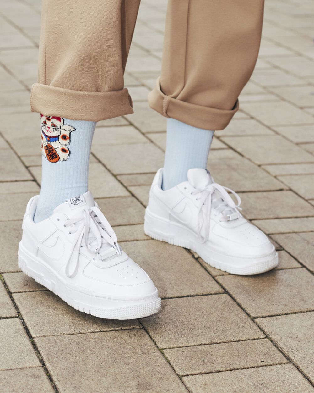 Носки 7 пятниц Кот талисман Голубые