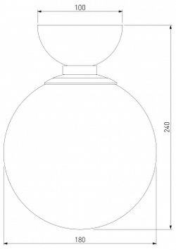 Накладной светильник Eurosvet Bubble 30197/1 черный