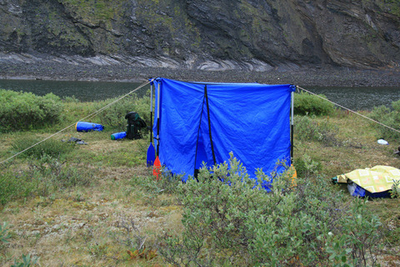 Баня туристская .