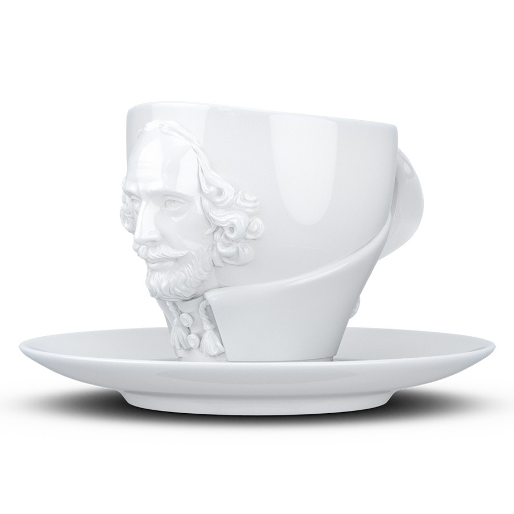 Чайная пара talent william shakespeare, 260 мл, белая