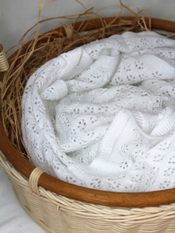 Плед "Плетёное облачко" 100*100