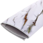 Коврик для сушки посуды 38*50см «Мрамор» белый